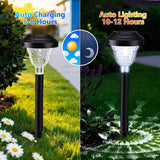 Solar Landscape Lights 4-Pack 10-LED Warm White Outdoor Lights Garden Lights - Warm White - Size 13.4in In Australia - Darrahopens