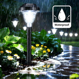 Solar Landscape Lights 4-Pack 10-LED Warm White Outdoor Lights Garden Lights - Warm White - Size 13.4in In Australia - Darrahopens