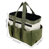 Garden Tool Bag Organizer, Tote Storage Bag with 8 Pocket, Heavy Duty Oxford Garden Tote Caddy, Gardening Tool Kit Holder for Indoor and Outdoor, Gifts for Men Women In Australia - Darrahopens