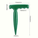 2-Piece Garden Plant Transplanter and Dibber Set for Australian Gardens-Green