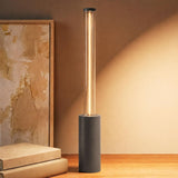 Cordless Table Lamp Rechargeable, Black Aluminum Touch LED Lamp, Dimmable 2200K Warm White, USB-C Charging, 3 Modes, for Bedroom & Dining - Silver - Size 30*4cm