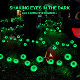 Halloween Decorations Outdoor Solar Scary Eyeball Lights,2PACKS LED Green Eyeball Swaying Firefly Lights,Waterproof Solar Halloween Path Lights for Yard/Garden/Lawn/Party Decor - Green - Size 6 led In Australia - Darrahopens