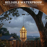 Solar Light Replacement Tops - Waterproof Solar Lantern Lid Parts with Rechargeable Battery AA 600mAh for Outdoor Hanging Lanterns, Garden, Yard, Patio, Lamp DIY Decorations - Warm Light - Size 2-Pack In Australia - Darrahopens