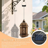 Solar Light Replacement Tops - Waterproof Solar Lantern Lid Parts with Rechargeable Battery AA 600mAh for Outdoor Hanging Lanterns, Garden, Yard, Patio, Lamp DIY Decorations - Warm Light - Size 4-Pack