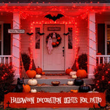 LED White Christmas Lights Outdoor, String Lights Plug in | Extendable, 8 Modes Christmas Tree Light, Timer, Durable, for Room Garden Patio Porch Wedding Christmas Halloween Decoration - Red - Size 10m 100-LED Light String with 3m Extension Cable