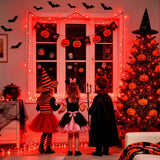 LED White Christmas Lights Outdoor, String Lights Plug in | Extendable, 8 Modes Christmas Tree Light, Timer, Durable, for Room Garden Patio Porch Wedding Christmas Halloween Decoration - Red - Size 30m 300-LED Light String with 3m Extension Cable