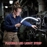 Darrahopens Home & Garden > Lighting > Night Lights & Ambient Lighting 4Pack 30" Bendable LED Flashlight Stick Rechargeable, Classic with 1 Pair Gloves, Flexible Work Light Stick, High Lumen 3 Brightness Modes, 360° Rotate, Car Repair Mechanical Inspection - White - Size 4Pack