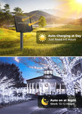 Solar String Lights Outdoor, 2 Pack LED Solar Outdoor Lights | Solar Fairy Lights with 8 Lighting Modes, Waterproof Solar Christmas Halloween  Lights for Outside Tree Garden Balcony Gazebo Party - White - Size 40ft 100-LED String Light