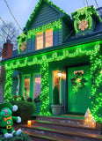 Solar String Lights Outdoor Waterproof, LED Outdoor Light | Solar Fairy Lights with 8 Lighting Modes, IP65 Waterproof Solar Christmas Halloween Lights for Outdoor Outside Tree Patio - Green - Size 40ft 100-LED String Light In Australia - Darrahopens
