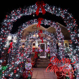 LED White Christmas Lights Outdoor, String Lights Plug in | Extendable, 8 Modes Christmas Tree Light, Timer, Durable, for Room Garden Patio Porch Wedding Christmas Halloween Decoration - Red & White - Size 100m 800-LED Light String with 3m Extension Cable
