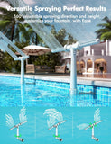 Upgrade Pool Fountain - Dual Spray Water Fountains for Above Ground/Inground Pools, 2-in-1 Adjustable Waterfall Pool Sprinkler Fountain In Australia - Darrahopens