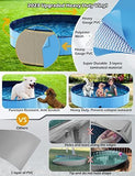 32*12in Foldable Dog Pet Bath Pool Collapsible Dog Pet Pool Bathing Tub Teen Pool Doggie Wading Pool for Puppy Small Medium Large Dogs Cats and Teen - Blue - Size 32*12in