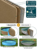 63*12in Foldable Dog Pet Bath Pool Collapsible Dog Pet Pool Bathing Tub Teen Pool Doggie Wading Pool for Puppy Small Medium Large Dogs Cats and Teen - Blue - Size 63*12in