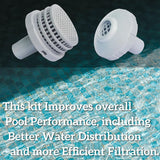 Pool Inlet Strainer Water Jet Connector Kits Compatible with Intex Above Ground Pool Strainers Replacement Parts,Includes Inlet Nozzle,Outlet Strainer Grid,Hole Plug 1.25 Inch Fittings In Australia - Darrahopens