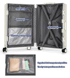 Carry on Suitcase Lightweight Travel Cabin Suitcase Suit Cases Zipperless Luggage 20 Inch with Laptop Compartmen Wheels Cup Holder - Green - Size 20in In Australia - Darrahopens