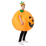Pumpkin Inflatable Costume Blow up Costume Orange Fancy Dress Adult Jumpsuit Halloween Cosplay Outfit Gift In Australia - Darrahopens