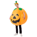 Pumpkin Inflatable Costume Blow up Costume Orange Fancy Dress Adult Jumpsuit Halloween Cosplay Outfit Gift In Australia - Darrahopens