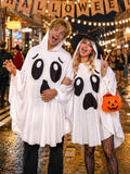 Adult Ghost Costume for Women – White Hooded Ghost Poncho, Spooky Halloween Costume In Australia - Darrahopens