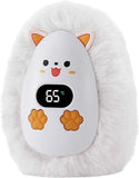 Rechargeable Hand Warmer Plush Animal Hand Warmer USB Hand Warmer 3-Setting - White - Size Fits Adult Hands In Australia - Darrahopens
