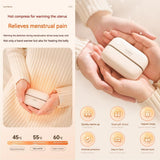 Magnetic Hand Warmers Rechargeable Hand Warmers 2-In-1 Hand Warmers Fast - Beige - Size Fits Adult Hands