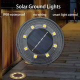 Solar Ground Lights Garden Lights Outdoor Lights Waterproof Lights LED Lights - White - Size 4 Pack In Australia - Darrahopens