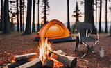 Portable Camping Chair with Carry Bag, Compact, Lightweight Collapsible Arm Chair for Outdoor Camping, Sports, Tailgates, Beach, and Fishing; Supports up to 250lbs