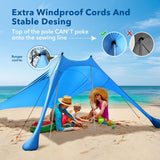 210*200*150CM 2 Poles Beach Tent Shade Canopy with UPF50+ Protection Sun Shelter Portable Camping Tents with Sandbags Poles and Ground Pegs and Anti-Wind Ropes for Beach Outdoor Camping Backyard Picnics - Red In Australia - Darrahopens