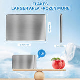 2PCS Small Ice Packs for Lunch Boxes Reusable Stainless Steel Ice Packs, No Water Needed, for Coolers, Camping, and Picnic Baskets Metal Bento Box Ice Packs Keep Food and Drinks Fresh and Cool