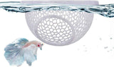 Floating Betta Hide & Shrimp Cave – 3D Printed Aquarium Hammock, Feeder & Rest Spot – Floating Betta Log & Cave Decor for Nano Tanks, Corydoras, Shrimp & Small Fish – Safe PLA, Patent Pending - Beige - Size S In Australia - Darrahopens