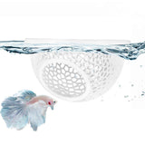 Floating Betta Hide & Shrimp Cave – 3D Printed Aquarium Hammock, Feeder & Rest Spot – Floating Betta Log & Cave Decor for Nano Tanks, Corydoras, Shrimp & Small Fish – Safe PLA, Patent Pending - Beige - Size S In Australia - Darrahopens