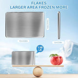 2PCS Large Ice Packs for Lunch Boxes Reusable Stainless Steel Ice Packs, No Water Needed, for Coolers, Camping, and Picnic Baskets Metal Bento Box Ice Packs Keep Food and Drinks Fresh and Cool