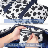 Mahjong Game Set, 166 Blue Tiles (1.2”), 4 All-in-One Color Rack/Pushers & Drawstring Bag, Complete Mahjong Sets with Blue Printed Carrying Bag and Mahjong Tile Set Accessories