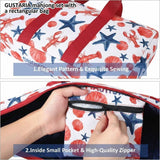 Mahjong Game Set, 166 Blue Tiles (1.2”), 4 All-in-One Color Rack/Pushers & Drawstring Bag, Complete Mahjong Sets with Blue Printed Carrying Bag and Mahjong Tile Set Accessories