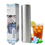 1Pack Ice Packs for Lunch Boxes Ice Pack for Cooler Reusable Stainless Steel Ice Packs for Coolers, Camping, Picnic Baskets Metal Bento Box Keep Food Drinks Fresh Cool - Silver - Size 1Pack