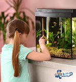 Fish Tank Cleaner - Turtle Tank Accessories - Gravel Vacuum for Aquarium - Hand Siphon Hose to Remove and Change Water or Sand in Minutes - Aquarium Cleaning Tools