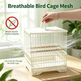 2 Roll Bird Cage Seed, 500cm*7cm Cuttable Mesh Tape for Seed Guards Bird Cage Seed , Adjustable Mesh Cover,Adhesive Mesh Patch for Parrot Parakeet & Cockatiel Cage - Black - Size 500cm*7cm In Australia - Darrahopens