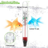 2 Pcs Floating Aquarium Thermometers, Floating Glass Aquarium Thermometer with Suction Cup, Mercury Free Large Standing Thermometer for Freshwater and Saltwater Fish In Australia - Darrahopens