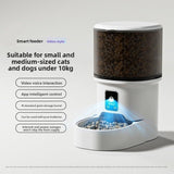 Darrahopens Pet Care > Cat Supplies > Cat Bowls, Feeders & Waterers Smart Camera Pet Feeder with HD Camera, 4L Automatic Dog & Cat Food Dispenser with Wi-Fi, 2-Way Audio, Timer & Remote Control for Small/Medium Pets In Australia - Darrahopens