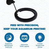 Betta Feeding Ring, Prevent Water Turbulence from Washing Food into Filter, Practical Round Floating Food, Suitable for Guppy, Goldfish and Other Small Fish (5 Pc) In Australia - Darrahopens