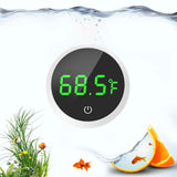 Fish Tank Thermometer Aquarium Thermometer Wireless Touch Stick Digital Aquarium Thermometer LED Display ±1°F for Monitoring The Fish Tank Aquarium Temperature Accessories - White - Size 1.77in In Australia - Darrahopens