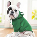 Dog Hoodie Frog-Themed Autumn Winter Pet Clothing Small Medium Dogs Soft - Purple - Size M In Australia - Darrahopens