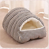 Cozy Monster Cat Bed, Cave Style Pet Bed, Cat Beds for Indoor Cats, Cat Cave Bed Cat Tent with Removable Cushion, Warm Cave Nest Sleeping Bed Puppy House for Cats Small Dogs - Black - Size 43cm*40cm*28cm In Australia - Darrahopens