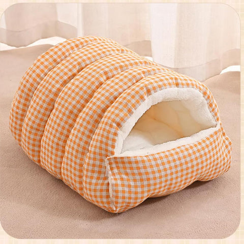 Cozy Monster Cat Bed, Cave Style Pet Bed, Cat Beds for Indoor Cats, Cat Cave Bed Cat Tent with Removable Cushion, Warm Cave Nest Sleeping Bed Puppy House for Cats Small Dogs - Pink - Size 30cm*28cm*20cm In Australia - Darrahopens
