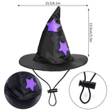 Halloween Pet Costume Cat Wizard Costume Funny Wizard Cat Clothes Cloak and Hat for Small Dogs Outfits In Australia - Darrahopens