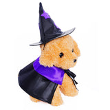 Halloween Pet Costume Cat Wizard Costume Funny Wizard Cat Clothes Cloak and Hat for Small Dogs Outfits In Australia - Darrahopens