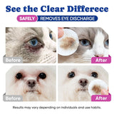 Dog Eye Wipes, Tear Stain Remover for All Dogs & Cats – Hypoallergenic & Deodorizing Eye Wipes for Dogs, Pet Eye Cleaner Wipes with Enzymes for Discharge, Crust, Mucus & Debris, Coconut (100 Ct) In Australia - Darrahopens