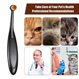 6pcs Pro Applicator Brush for Pets, Eye Comb For Small Dogs, Tear Stain Remover with Washable Superfine Fiber Long Tapered Bristles, Small Pet Tear Stain Remover for Dogs, Cats 4.72 inches In Australia - Darrahopens