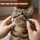 6pcs Pro Applicator Brush for Pets, Eye Comb For Small Dogs, Tear Stain Remover with Washable Superfine Fiber Long Tapered Bristles, Small Pet Tear Stain Remover for Dogs, Cats 4.72 inches