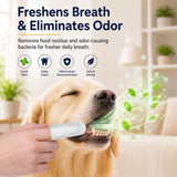 Pet Teeth Cleaning Finger Wipes for Dogs & Cats, Gentle Daily Oral Care Dental Wipes Helps Reduce Plaque Tartar & Freshens Breath, Dog Toothbrush Alternative for Puppies, Kittens & All Breeds,50 Count In Australia - Darrahopens