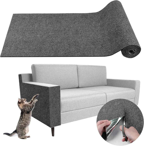 Cat Scratching Pad DIY Cat Accessory Cat Furniture Protection Cat Climbing - Dark Gray - Size 15.8''×118'' In Australia - Darrahopens
